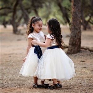 Children’s A Line Knee Length Princess Dress